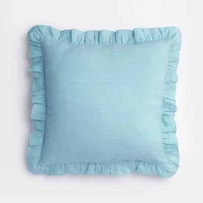 Bellina Linen Elegance - Ruffled Linen Cushion Cover