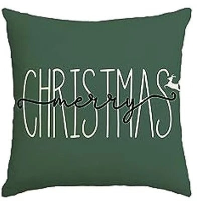 Festive Christmas - Christmas Tree Cushion Cover for Winter Ambience