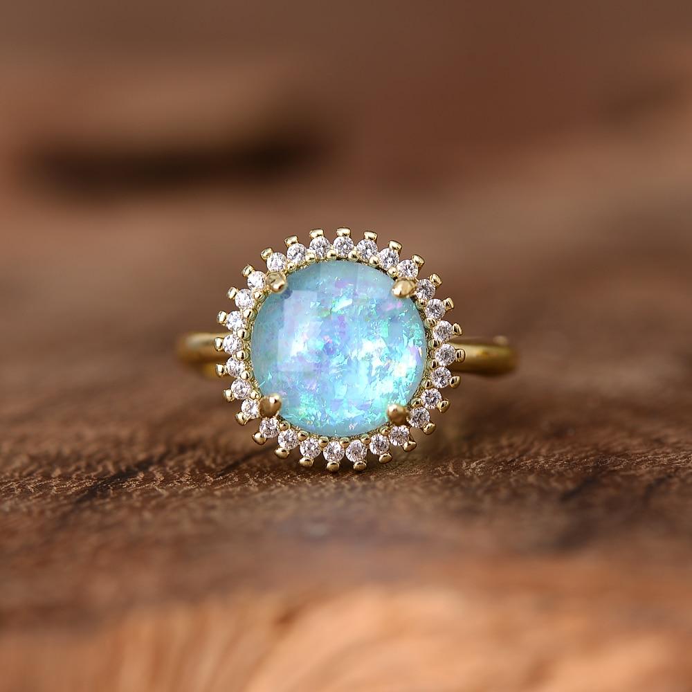Elowen Glow - Rose Quartz Cocktail Ring