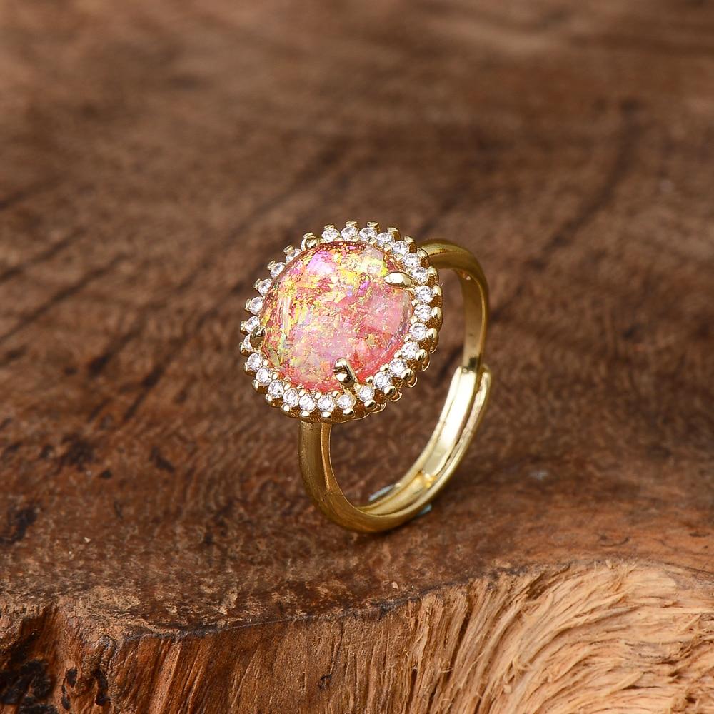 Elowen Glow - Rose Quartz Cocktail Ring