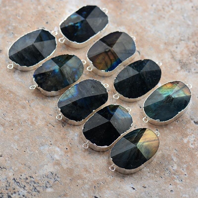 Lira Shine - Labradorite 5-Row Wrap Bracelet