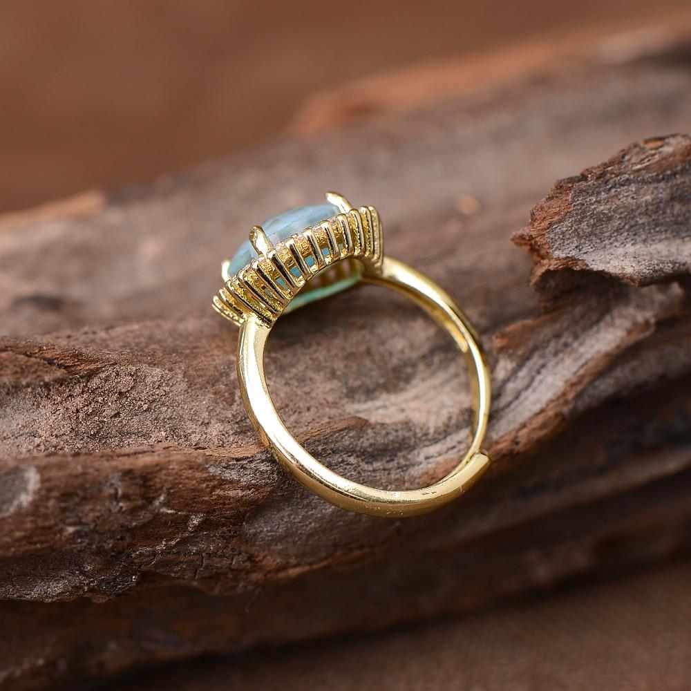 Elowen Glow - Rose Quartz Cocktail Ring