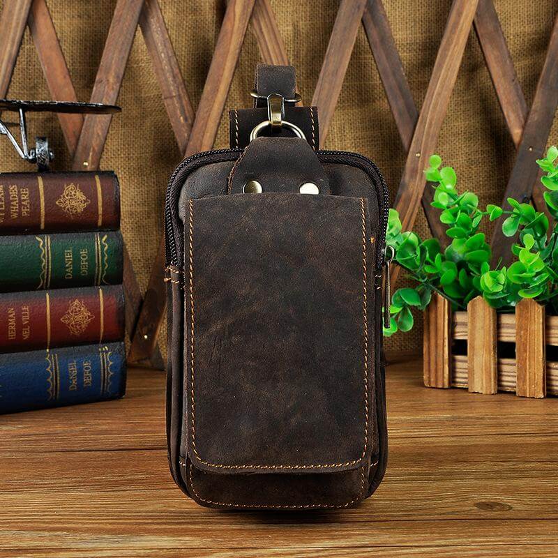 EliteGuard - Sac Banane Cuir Luxe Homme 25x15cm