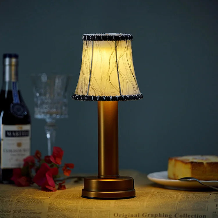 GleamLight - Raw Brass Table Lamp for Refined Lighting