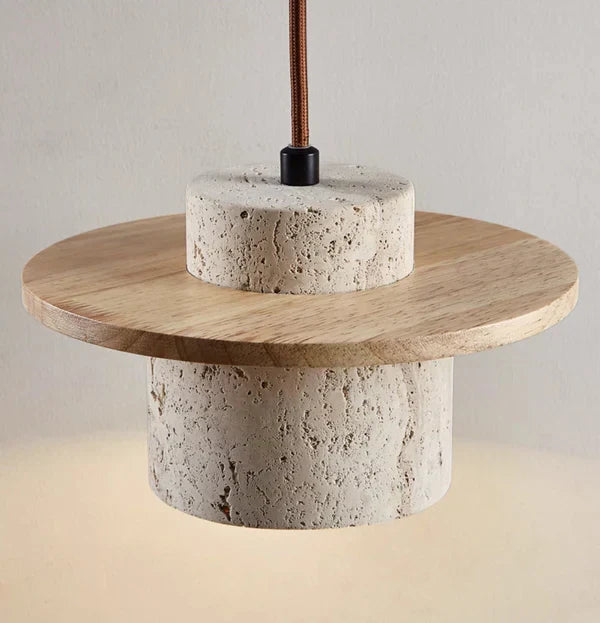 EarthLuxe Chandelier - Luxury Travertine Design Light