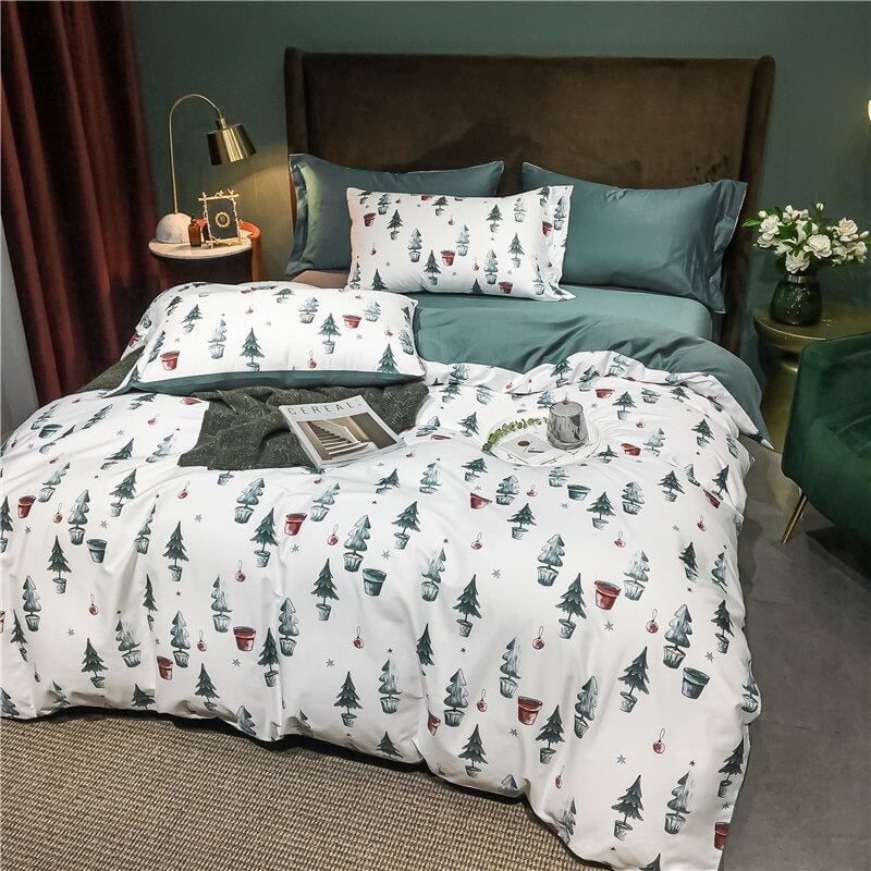 Christmas Milestone - Festive Egyptian Cotton Bedding Set