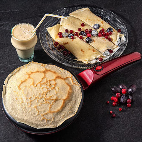 QuickFlip Crepe Pan - Set of 2 Non-Stick Pans for Perfect Crepes
