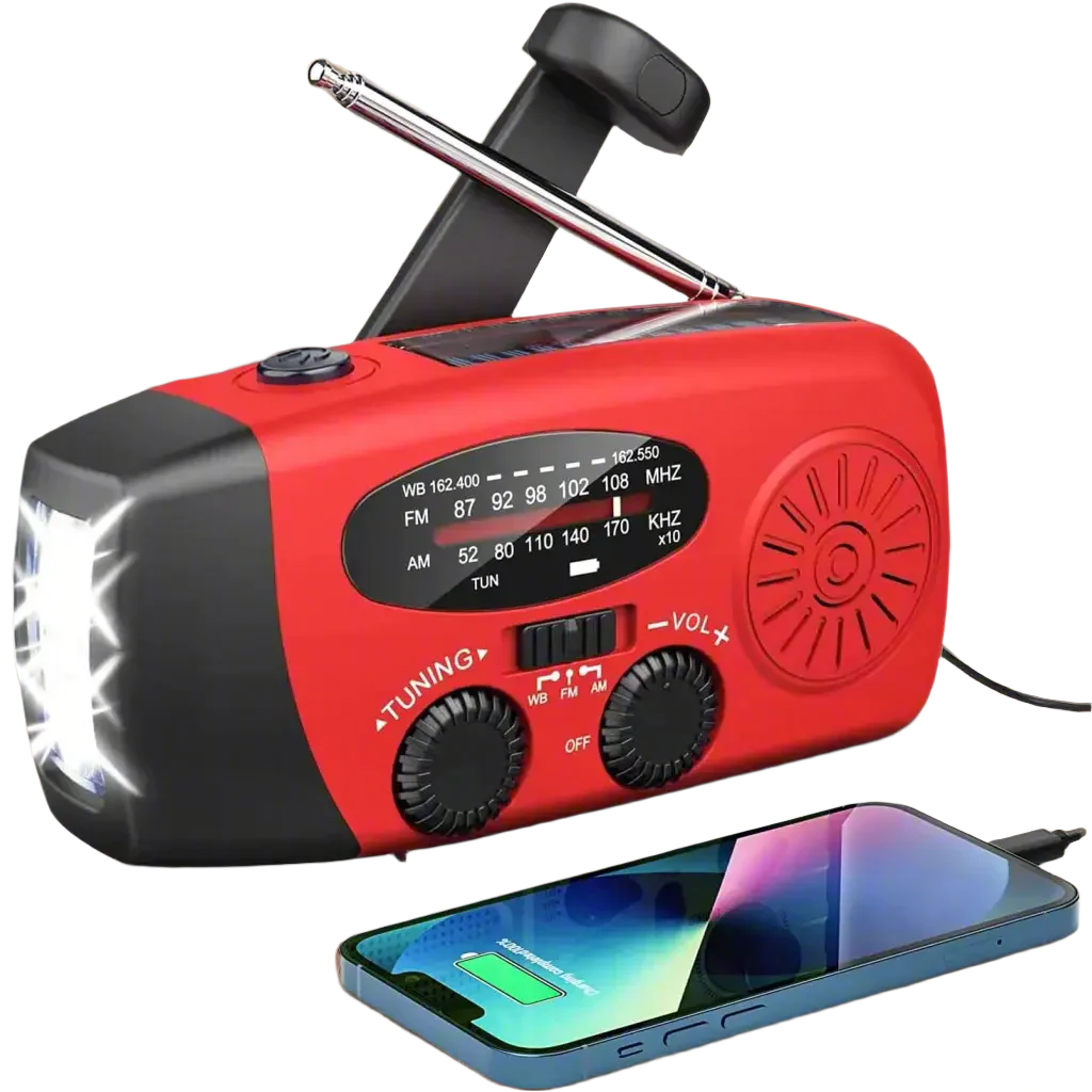 RescueReady - Radio d'urgence compacte avec USB