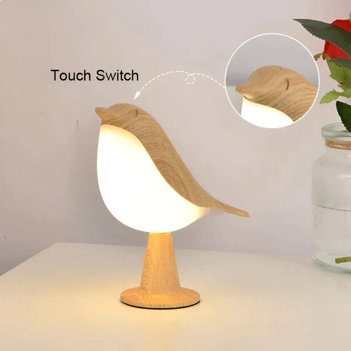 Wrensong - Bird-Shaped Ambient Lamp with Aromatherapy Diffuser