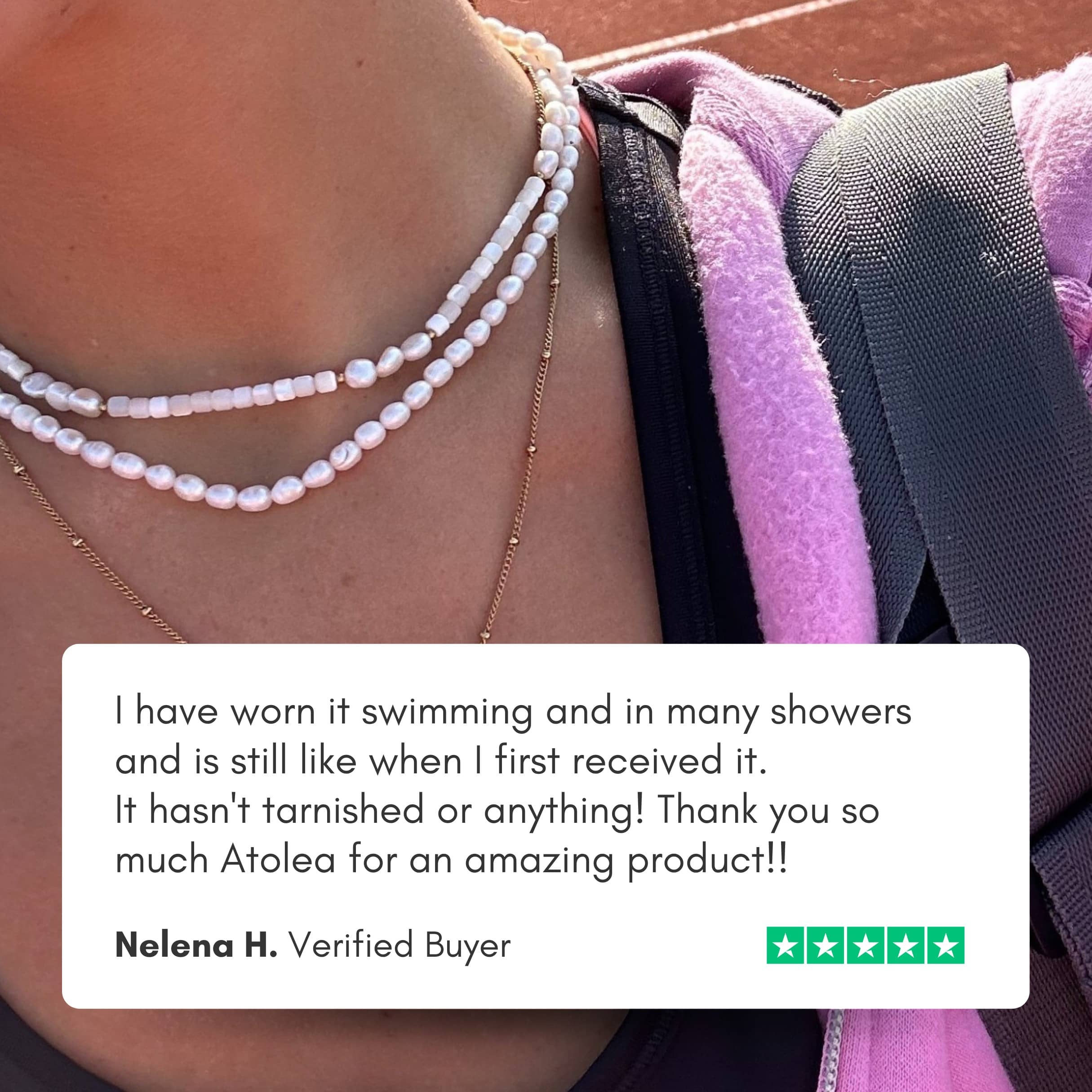 Amélie - Choker perles d'eau douce