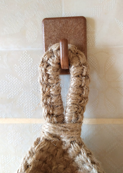 EcoWeave - Hanging Jute Wall Basket for Fruit and Vegetables