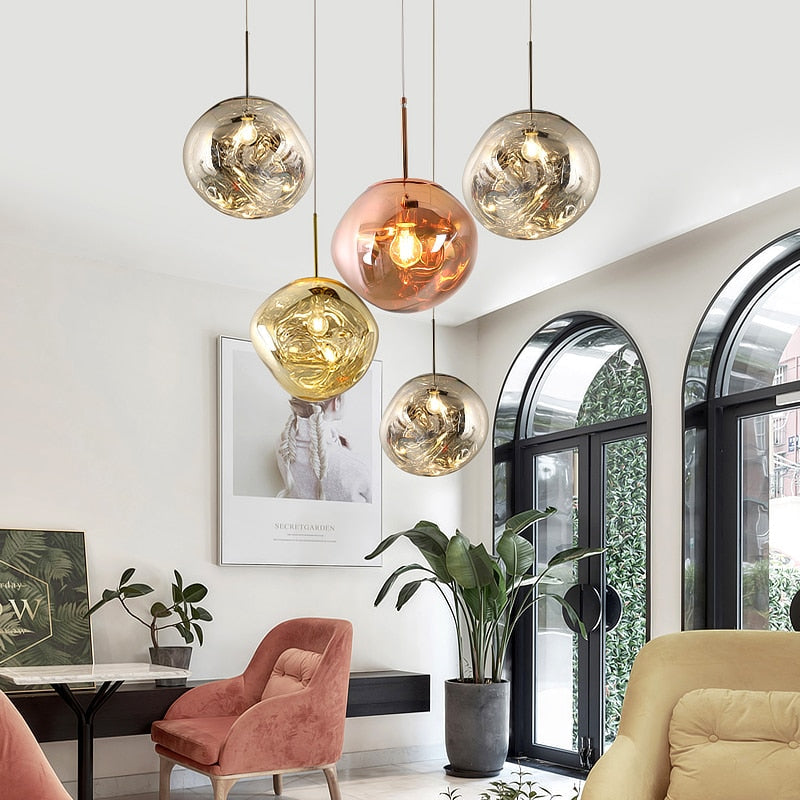 Chroma Glow - Colorful Pendant Light with Elegant Design