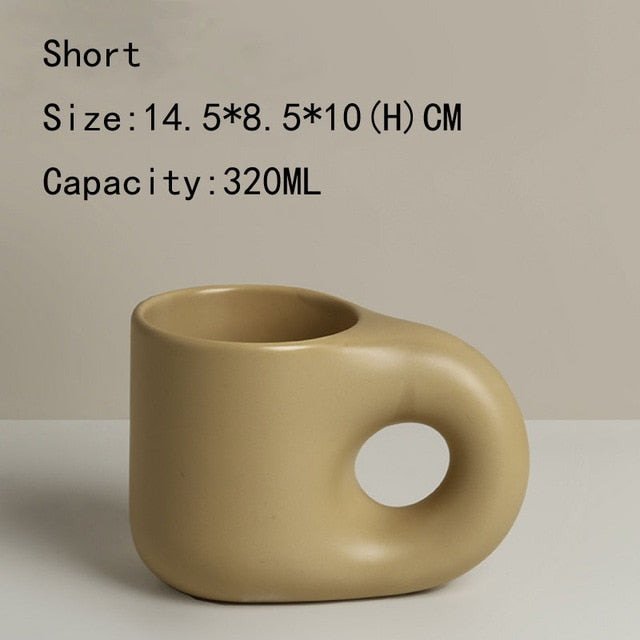 Minimalism Cup - Luxury Porcelain Mug with Minimalist Design