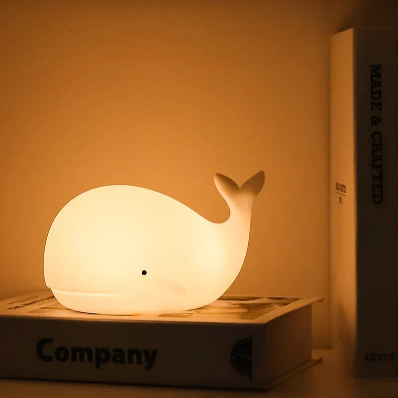 Delfina - Color-Changing LED Whale Night Light for Kids