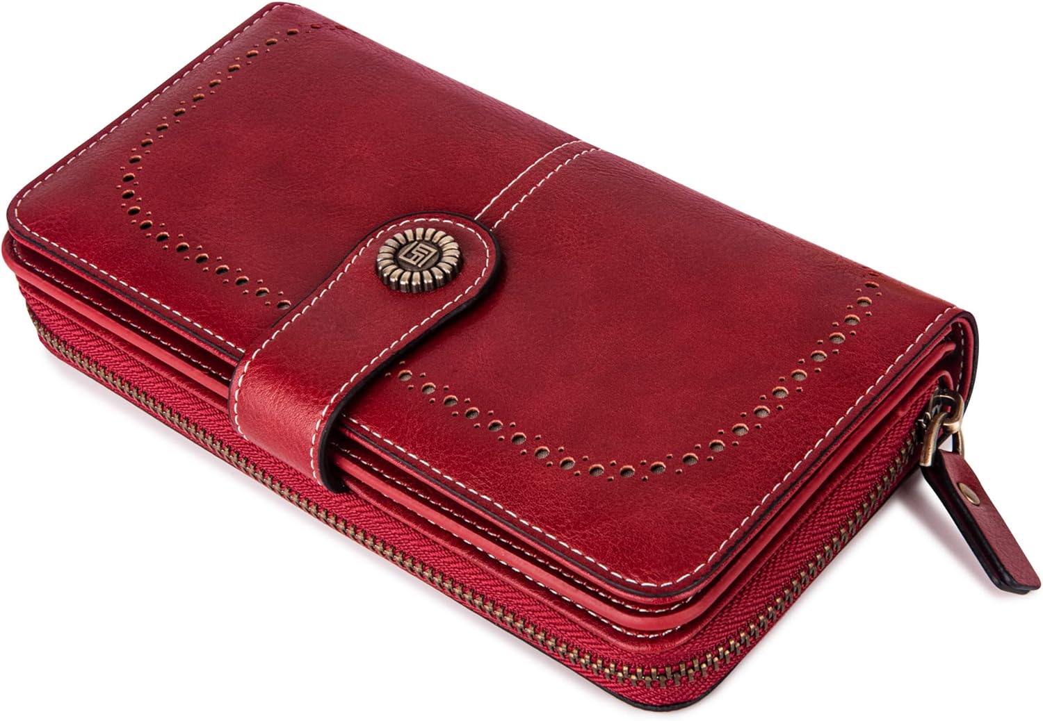 LeatherMax - Portefeuille Cuir avec Bracelet Poignet