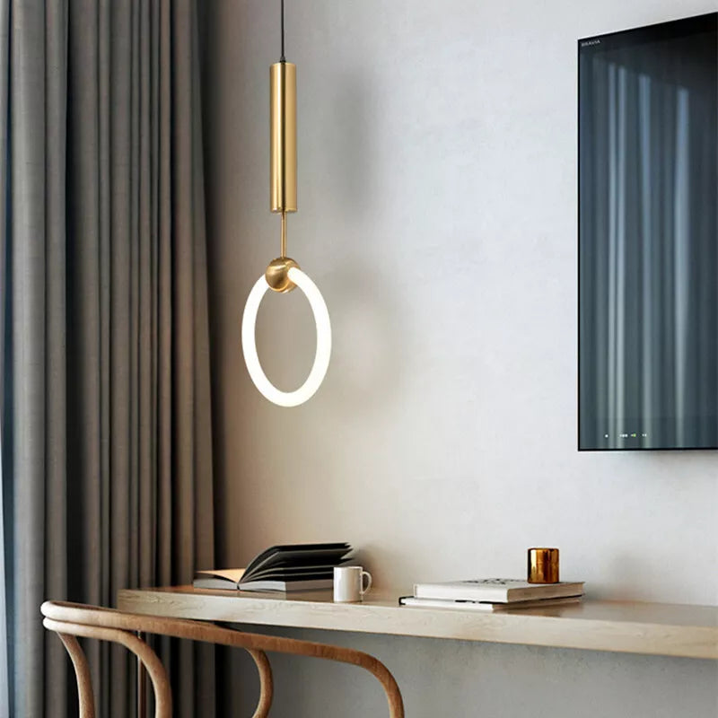 Nordic Elegance - Scandinavian LED Pendant Light with Minimalist Design