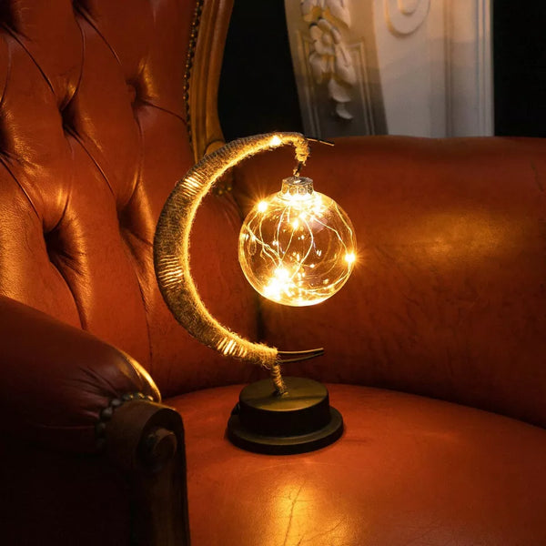 LunarGlow - Lampe de Table Lune Magique pour une Ambiance Féerique