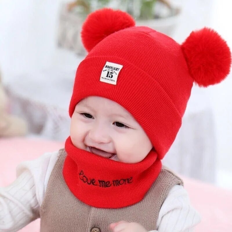 CozySnow - Trendy Kids Pompom Beanie