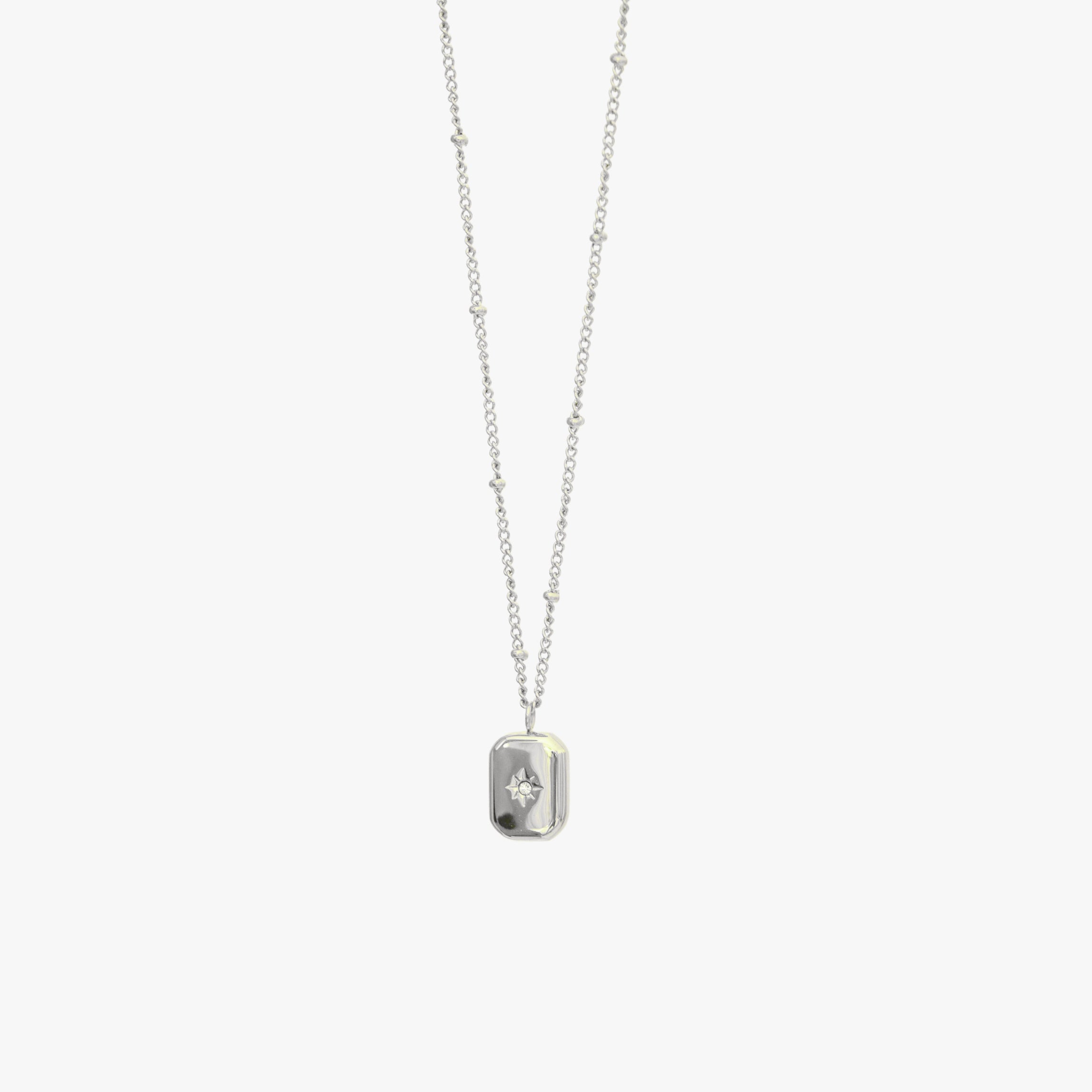Celeste - Collier avec zircone scintillante