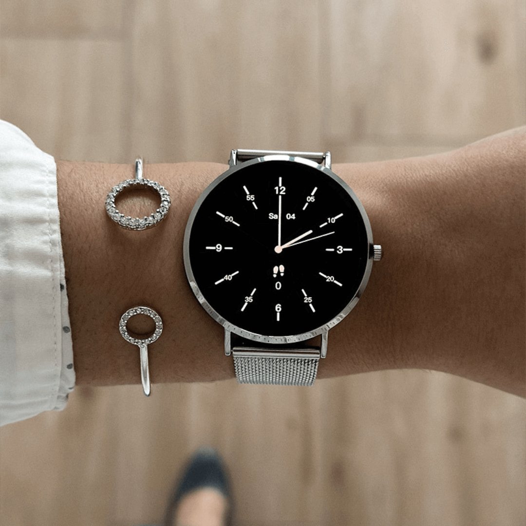 SlimGrace Elite - Coach Santé Ultra-Fin 6,8mm AMOLED