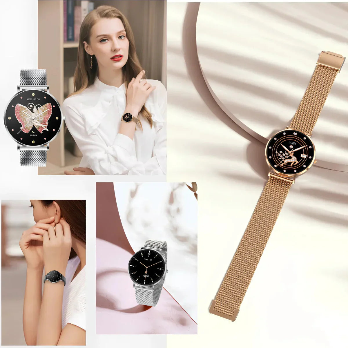 StyleFit Luxe - Accessoire Mode Smartwatch Ultra-Slim