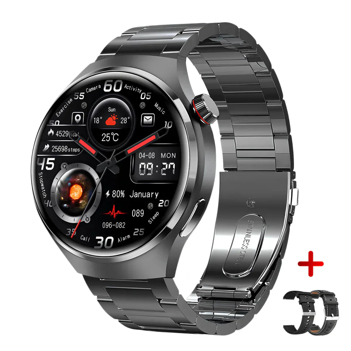 EleganceFit Smartwatch - Style Moderne et Fonctions