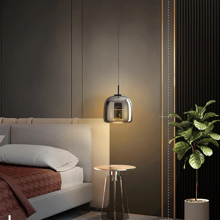 MidnightShine Lamp - Modern Black Glass Pendant Light