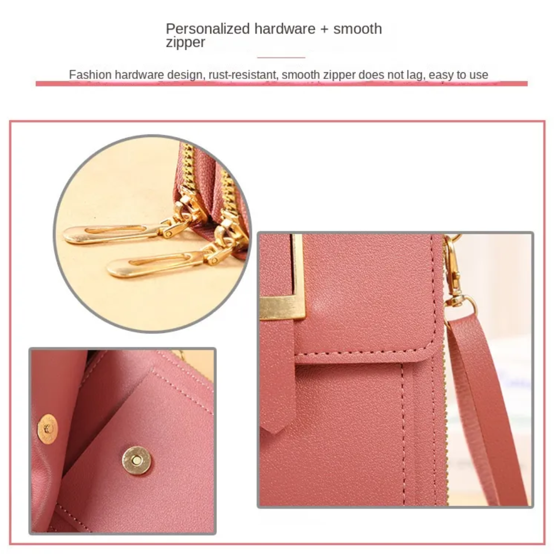Sonia Wallet - Étui-Portefeuille Cuir pour Smartphone