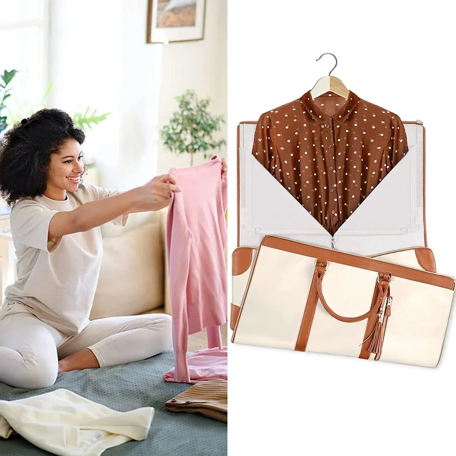SuitBag - Housse de rangement pliable pour costumes