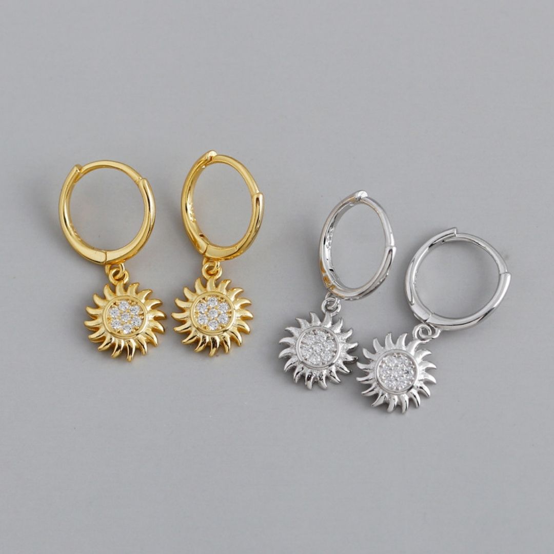 Elara - Boucles d'oreilles élégantes au motif soleil