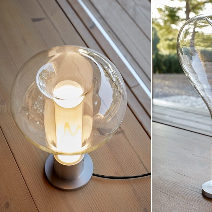LavaGlow Lamp - Artistic LED Glass Table Lamp