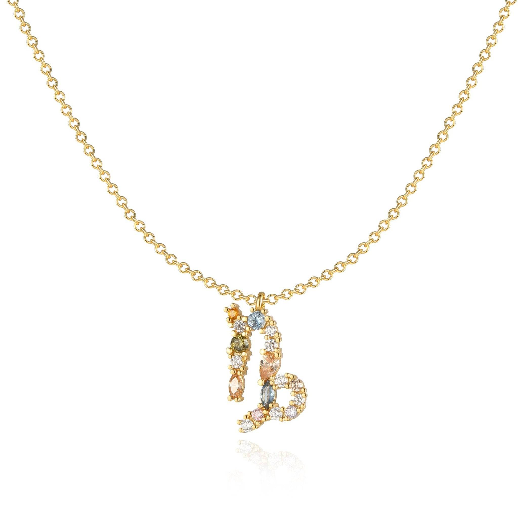 Celestia - Elegant Celestial Star Necklace in Silver