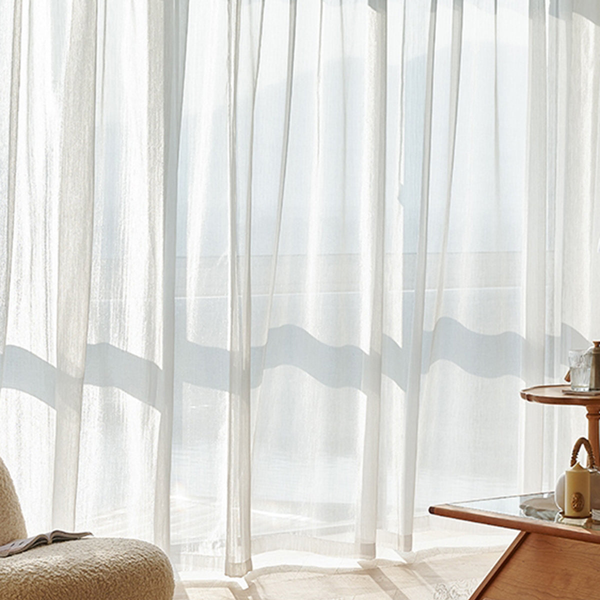 WeaveGlam Curtains - Sheer Woven Curtains for Modern Interiors