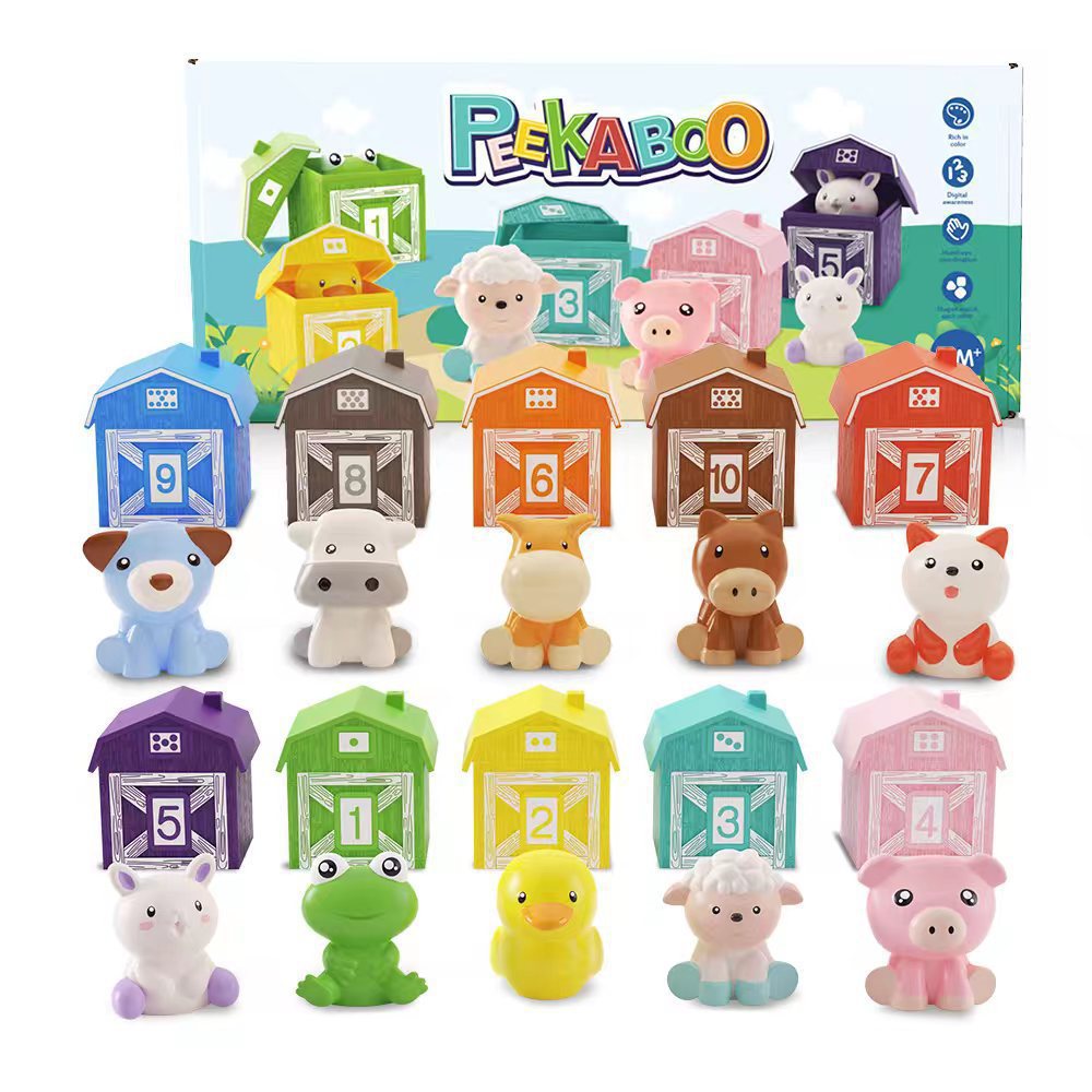 FarmVibes - Adorable Montessori Farm Animals Set