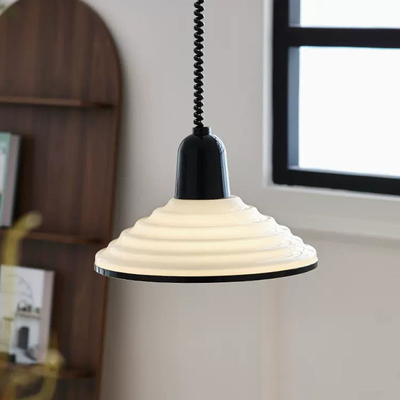 EclatCremeux - Cream Glass Chandelier for Dining Rooms
