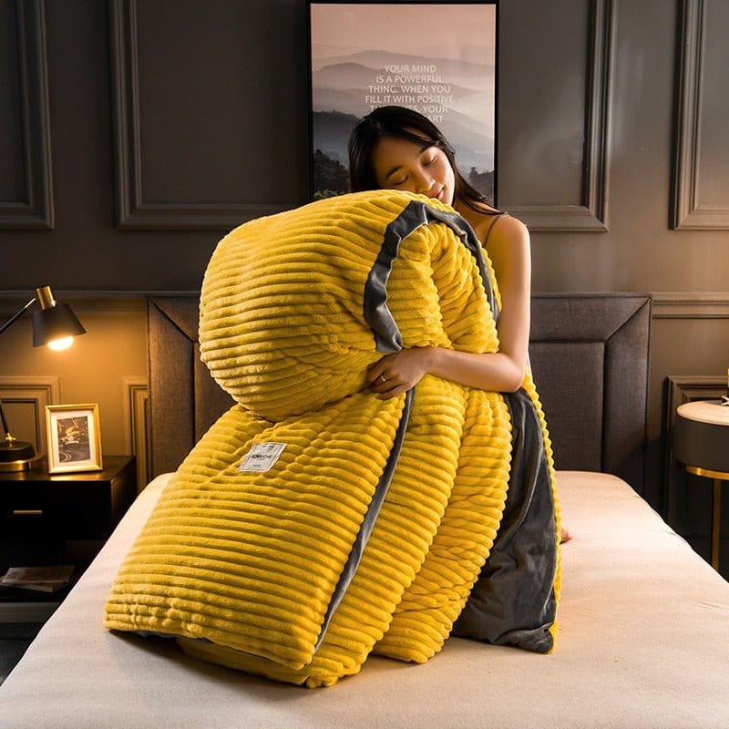 BurrowLux - Cozy Winter Duvet in Fleece and Microfiber