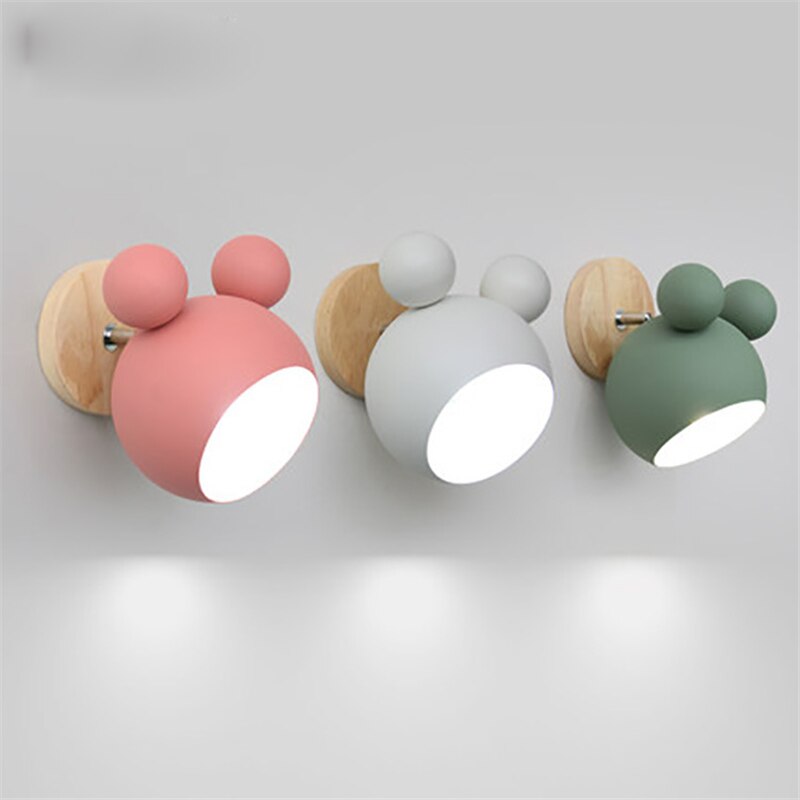 ScandiGlow - Scandinavian LED Wall Lamp for Kids' Bedroom