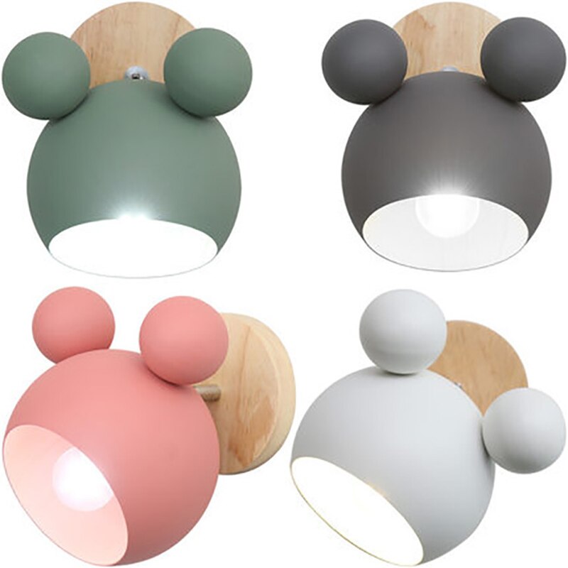 ScandiGlow - Scandinavian LED Wall Lamp for Kids' Bedroom