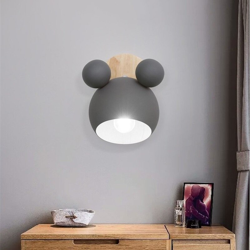 ScandiGlow - Scandinavian LED Wall Lamp for Kids' Bedroom