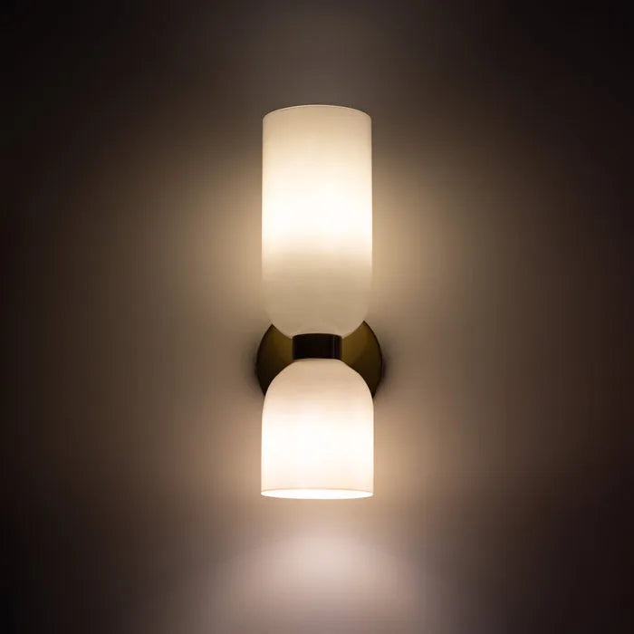 DuoGlow - Modern Glass Wall Sconce for Contemporary Interiors