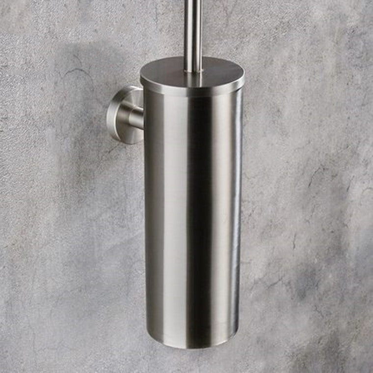 SteelMate - Stainless Steel Wall-Mounted Toilet Brush Holder