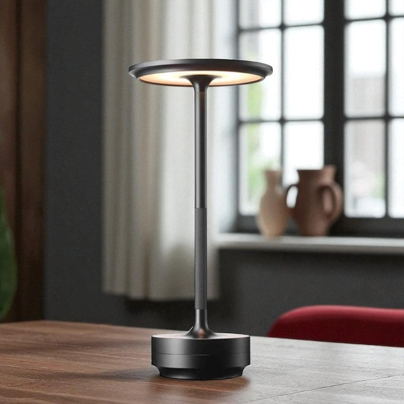 VintaGlow Lampe – Lampe de Table Vintage Sans Fil | Éclairage LED Élégant & Rechargeable
