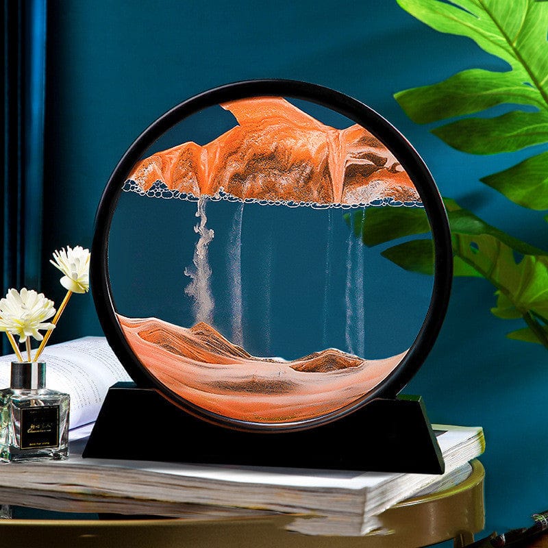 SereniSand - Tableau de Sable en Mouvement pour une Ambiance Apaisante