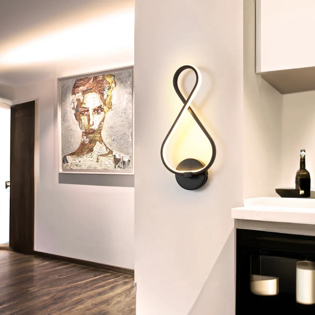 ÉclatHarmonieux - Elegant Wall Sconce for a Calming Ambiance