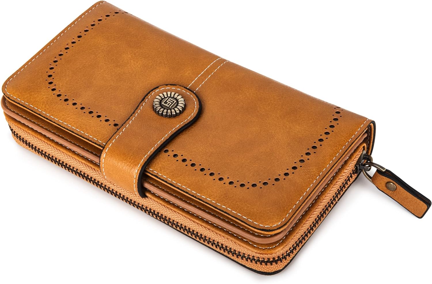 LeatherMax - Portefeuille Cuir avec Bracelet Poignet