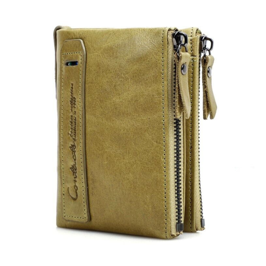 CompactWallet - Portefeuille Compact Double Zip