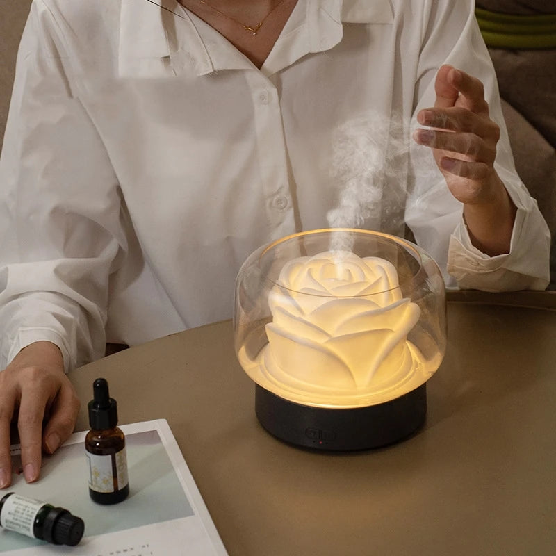 ÉclatScent - Elegant Perfume Diffuser with LED Lighting