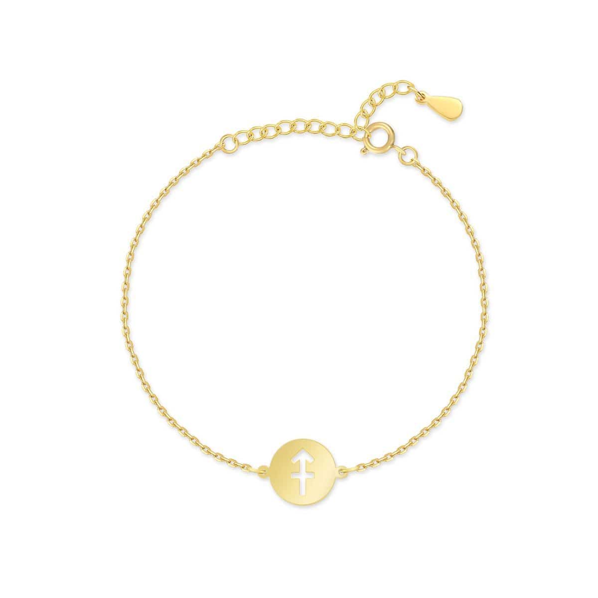 Lyra - Elegant Personalised Silver Zodiac Bracelet