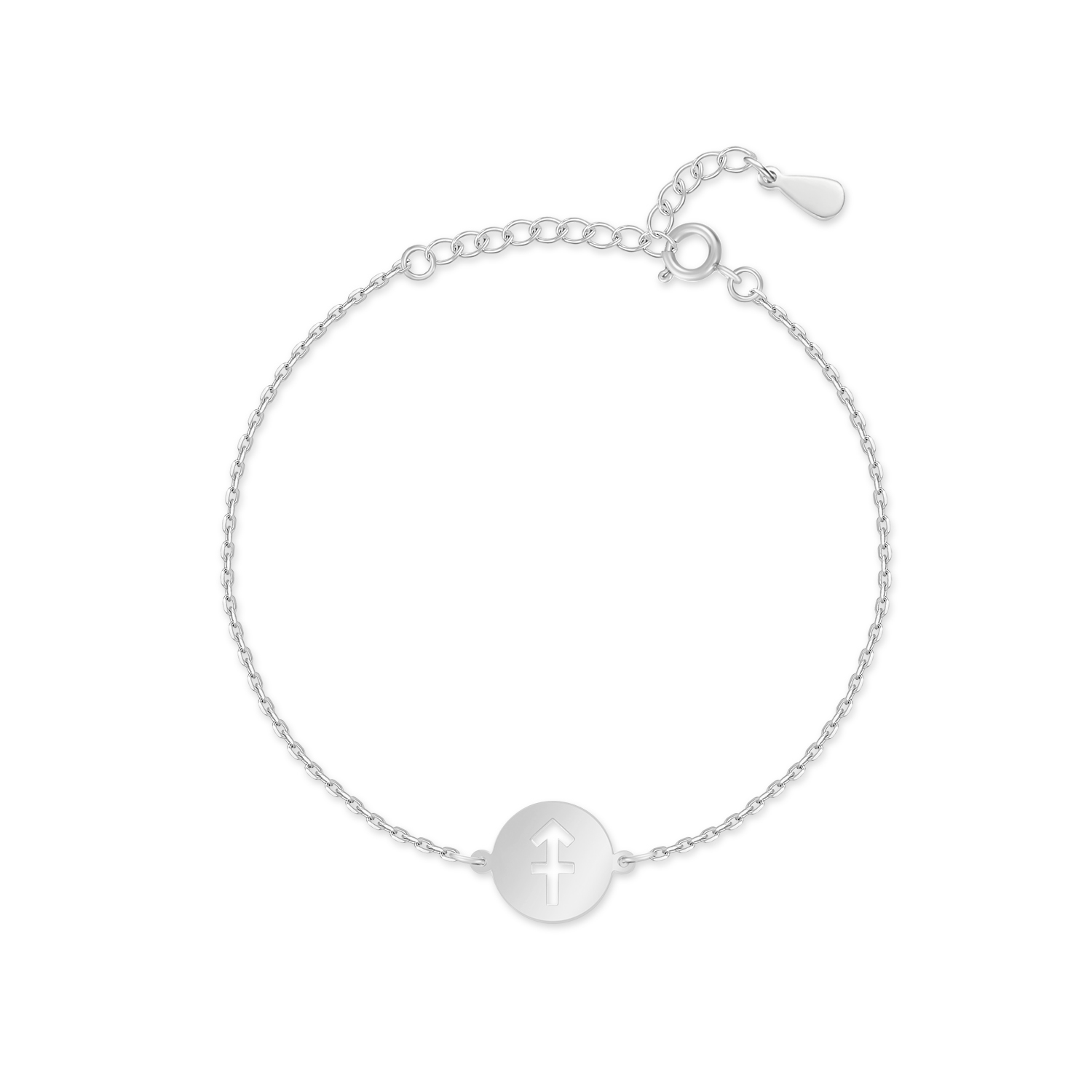 Lyra - Elegant Personalised Silver Zodiac Bracelet