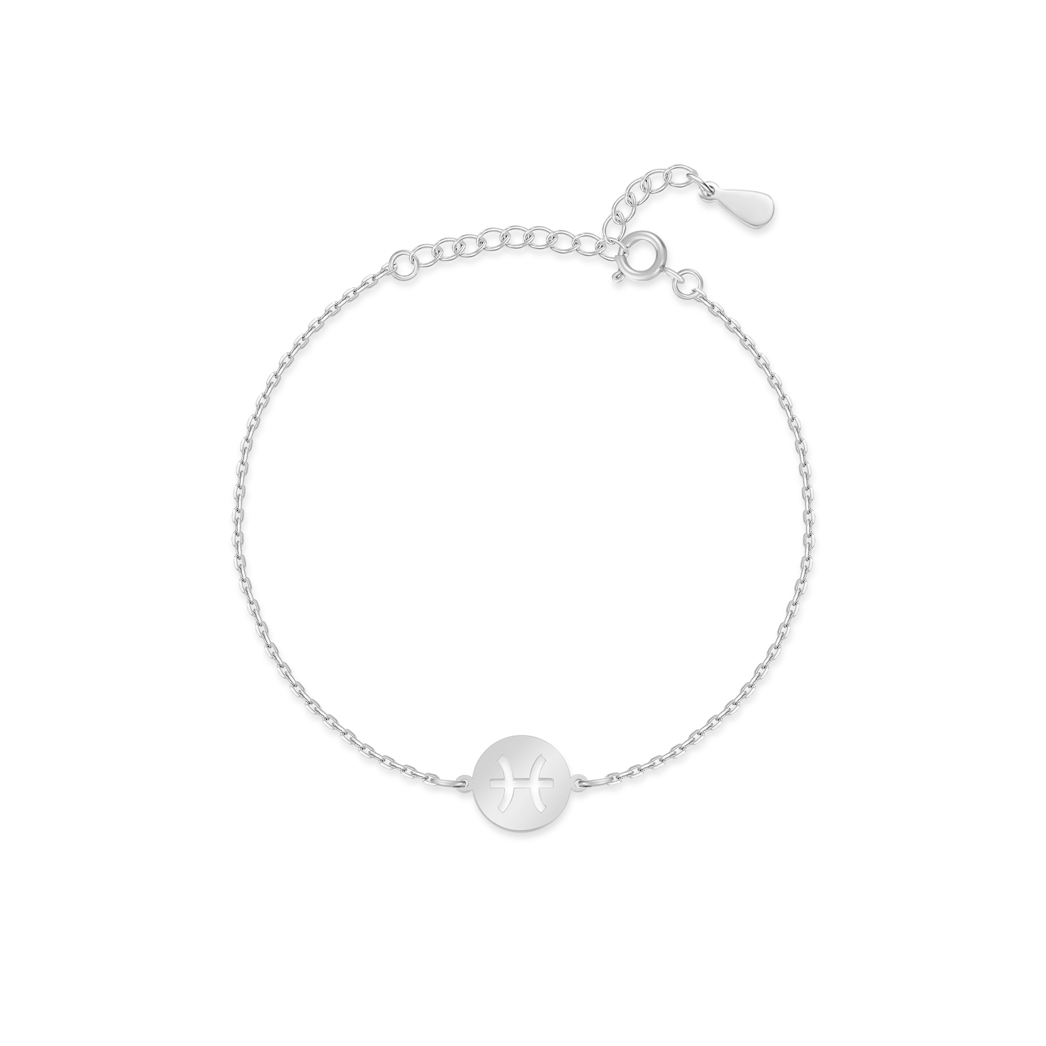 Lyra - Elegant Personalised Silver Zodiac Bracelet
